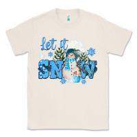 Natural let it snow christmas Classic Tee - FaDigitalArtStudio