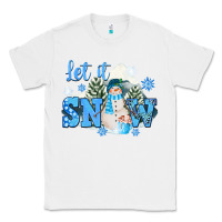 White let it snow christmas Classic Tee - FaDigitalArtStudio