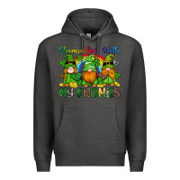 Charcoal Heather shamrockin with my gnomies Premium Hoodie - Artiststas