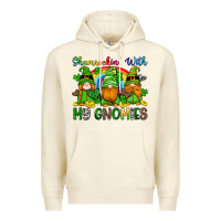 Sandshell shamrockin with my gnomies Premium Hoodie - Artiststas