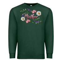 Sports Green floral mother Premium Sweatshirt - RanaPortraitStore