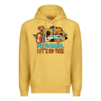 Antique Gold preschool let's do this Premium Hoodie - JahusDesignShop