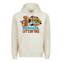 Oatmeal Heather preschool let's do this Premium Hoodie - JahusDesignShop