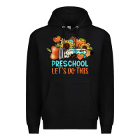 Black preschool let's do this Premium Hoodie - JahusDesignShop