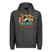 Charcoal Heather preschool let's do this Premium Hoodie - JahusDesignShop