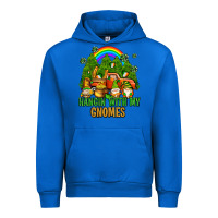 Cobalt hangin with my gnomes with rainbow Urban Hoodie - AdoDesignShop