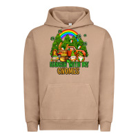 Pigment Burro hangin with my gnomes with rainbow Urban Hoodie - AdoDesignShop