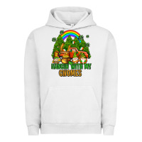 Pigment Lunar Rock hangin with my gnomes with rainbow Urban Hoodie - AdoDesignShop