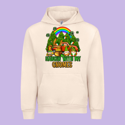 Hangin With My Gnomes With Rainbow Urban Hoodie Designed By Adodesignshop