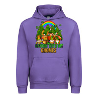 Tulip hangin with my gnomes with rainbow Urban Hoodie - AdoDesignShop