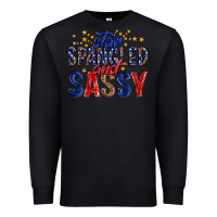 Black star spangled and sassy billie wilder Premium Sweatshirt - texasbilliewilder