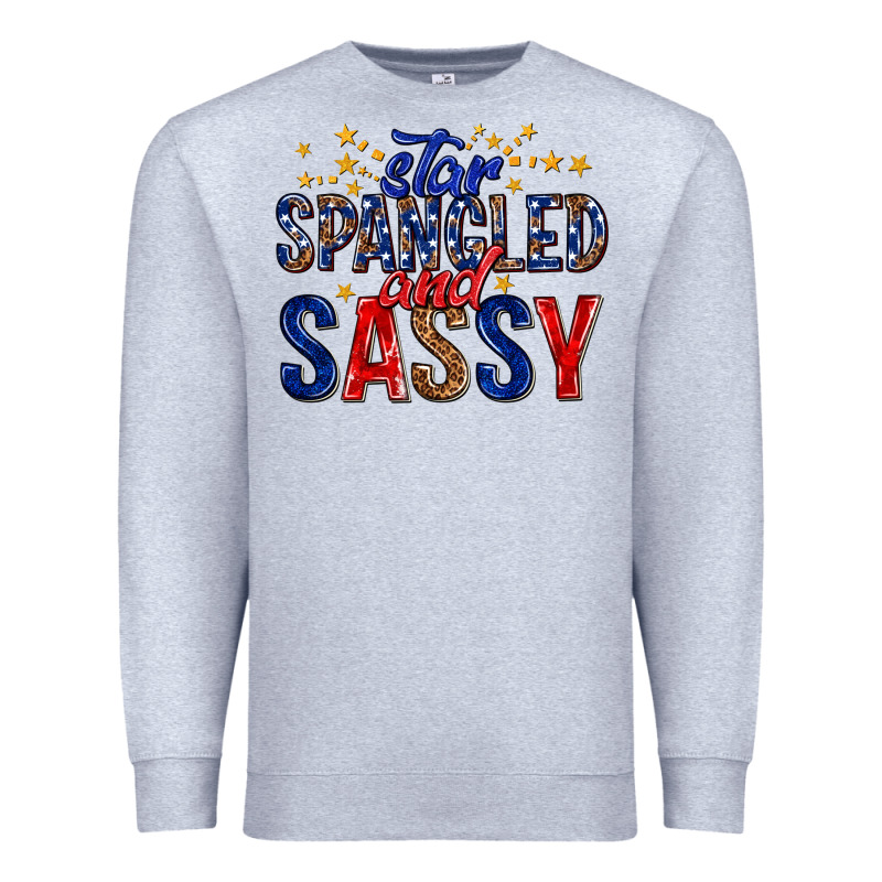 Star Spangled And Sassy Billie Wilder Premium Sweatshirt by texasbilliewilder | Teevron