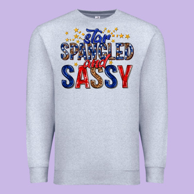 Premium Sweatshirt star spangled and sassy billie wilder