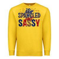 Lemon star spangled and sassy billie wilder Premium Sweatshirt - texasbilliewilder