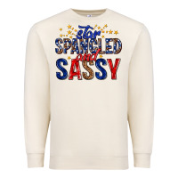 Sandshell star spangled and sassy billie wilder Premium Sweatshirt - texasbilliewilder