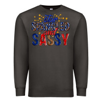 Smoke star spangled and sassy billie wilder Premium Sweatshirt - texasbilliewilder