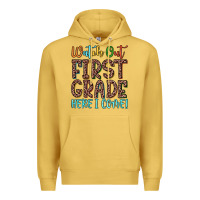 Antique Gold watch out first grade here i come! Premium Hoodie - JahusDesignShop