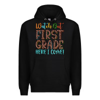 Black watch out first grade here i come! Premium Hoodie - JahusDesignShop