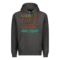 Charcoal Heather watch out first grade here i come! Premium Hoodie - JahusDesignShop