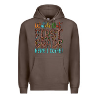 Coffee watch out first grade here i come! Premium Hoodie - JahusDesignShop