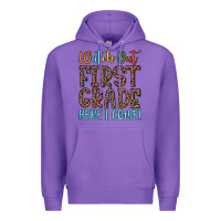 Purple watch out first grade here i come! Premium Hoodie - JahusDesignShop
