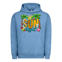 Pigment Pebble Blue sun kissed summer Urban Hoodie - Jasminsmagicworld