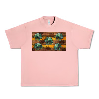 Salmon dinosaur triceratops sippy cup Urban Heavy Tee - Artiststas