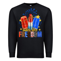 Black tastes like freedom popsicles billie wilder Premium Sweatshirt - texasbilliewilder