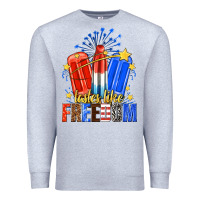 Heather Grey tastes like freedom popsicles billie wilder Premium Sweatshirt - texasbilliewilder