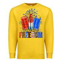 Lemon tastes like freedom popsicles billie wilder Premium Sweatshirt - texasbilliewilder