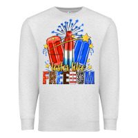 Oatmeal Heather tastes like freedom popsicles billie wilder Premium Sweatshirt - texasbilliewilder