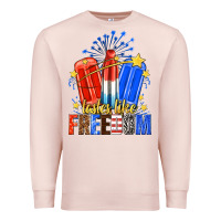 Pale Pink tastes like freedom popsicles billie wilder Premium Sweatshirt - texasbilliewilder