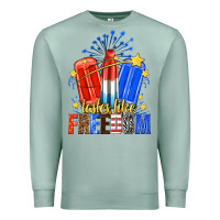 Seafoam tastes like freedom popsicles billie wilder Premium Sweatshirt - texasbilliewilder