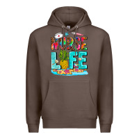 Coffee nurse life summer Premium Hoodie - AdoDesignShop