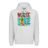 Dove Grey nurse life summer Premium Hoodie - AdoDesignShop