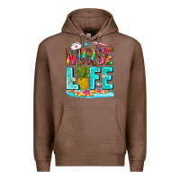 Chestnut nurse life summer Premium Hoodie - AdoDesignShop