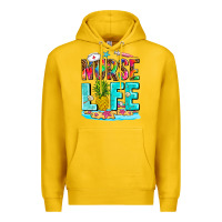 Lemon nurse life summer Premium Hoodie - AdoDesignShop