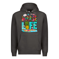 Smoke nurse life summer Premium Hoodie - AdoDesignShop
