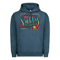 Pigment Midnight Navy stay salty matthew 5 13 summer Urban Hoodie - Jasminsmagicworld
