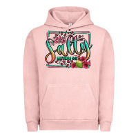 Pigment Salmon stay salty matthew 5 13 summer Urban Hoodie - Jasminsmagicworld