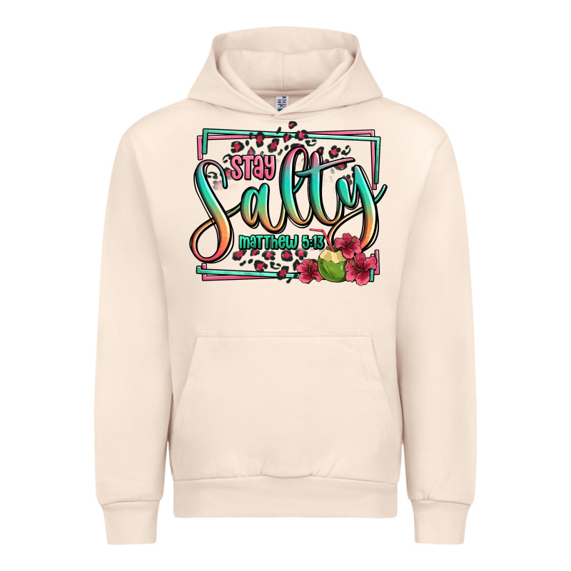 Stay Salty Matthew 5 13 Summer Urban Hoodie by Jasminsmagicworld | Teevron