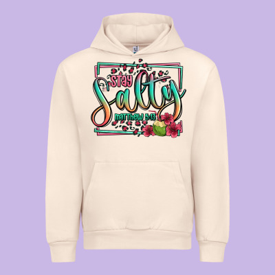 Stay Salty Matthew 5 13 Summer Urban Hoodie Designed By Jasminsmagicworld