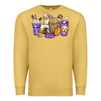 Antique Gold havanese terrier coffee cups Premium Sweatshirt - Zillion Design Studio