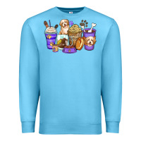 Ocean Blue havanese terrier coffee cups Premium Sweatshirt - Zillion Design Studio