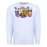 White havanese terrier coffee cups Premium Sweatshirt - Zillion Design Studio