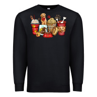Black golden retriever coffee cups Premium Sweatshirt - Zillion Design Studio