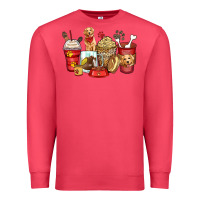 Cardinal golden retriever coffee cups Premium Sweatshirt - Zillion Design Studio