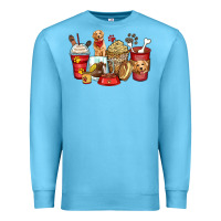 Ocean Blue golden retriever coffee cups Premium Sweatshirt - Zillion Design Studio