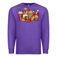 Purple golden retriever coffee cups Premium Sweatshirt - Zillion Design Studio