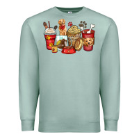 Seafoam golden retriever coffee cups Premium Sweatshirt - Zillion Design Studio